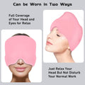 Migraine Relief Cap with Box .Instant Headache Relief Hat  Reuseable Gel Cap for migraine pain