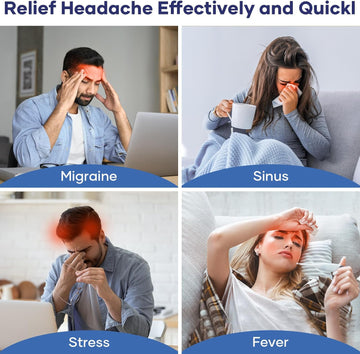 Migraine Relief Cap with Box .Instant Headache Relief Hat  Reuseable Gel Cap for migraine pain