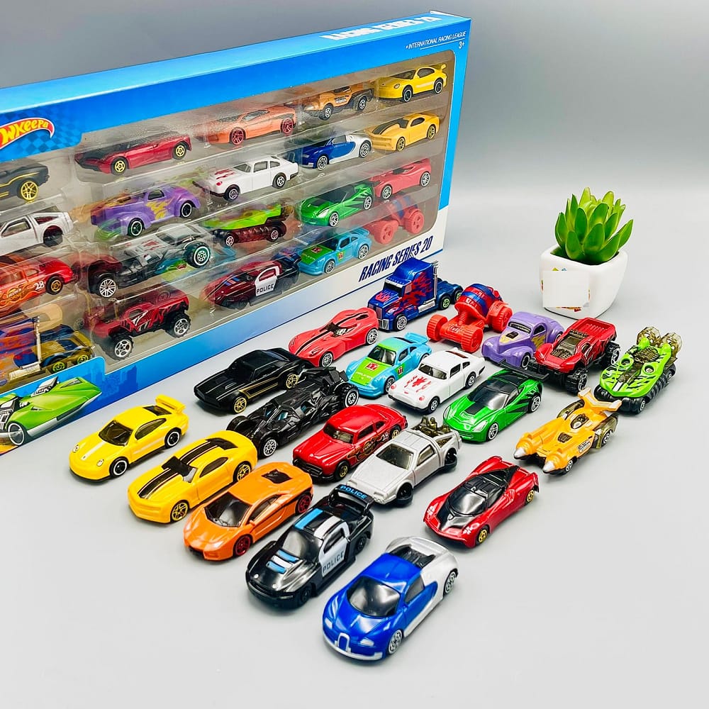Pack Of 20 Metal Cars
